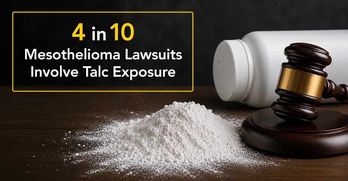 4 in 10 Mesothelioma Lawsuits Involve Talc Exposure