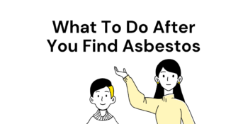 What to do after you find asbestos infographic