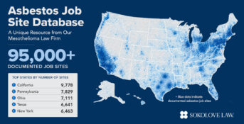 Asbestos Job Site Database from Sokolove Law