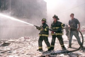 Firefighters on September 11th.