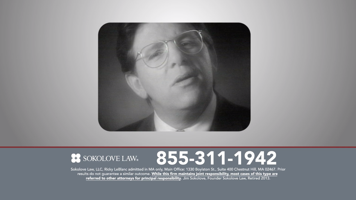 Jim Sokolove Personal Injury Commercial Video Thumbnail