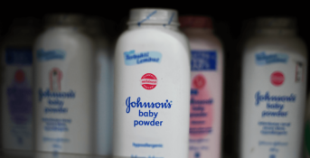 bottles of Johnson & Johnson baby powder