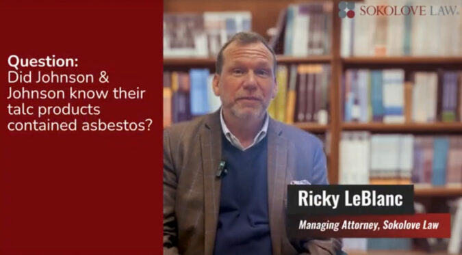Did Johnson & Johnson Know There Was Asbestos in Talc? Video Thumbnail