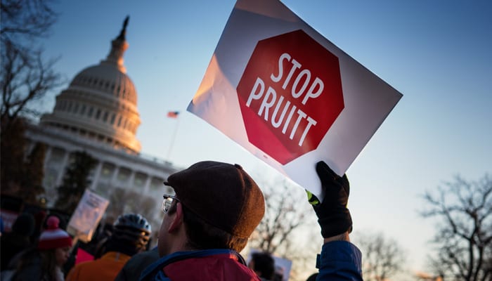 Scott Pruitt Has Met with Dozens of Industry Lobbyists Since Confirmation, Adding Doubt to His Post as EPA Lead