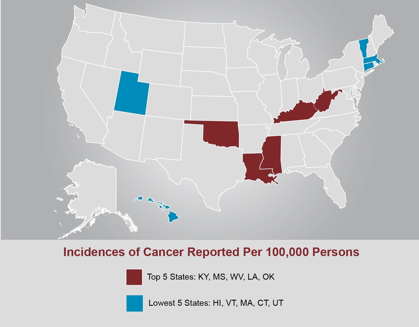 U.S. States with Highest Cancer Rates