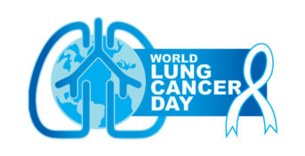 world lung cancer day graphic